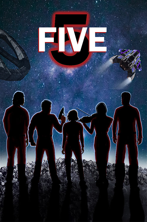 Cover image of Jeremy S. Pratte's debut novel Five